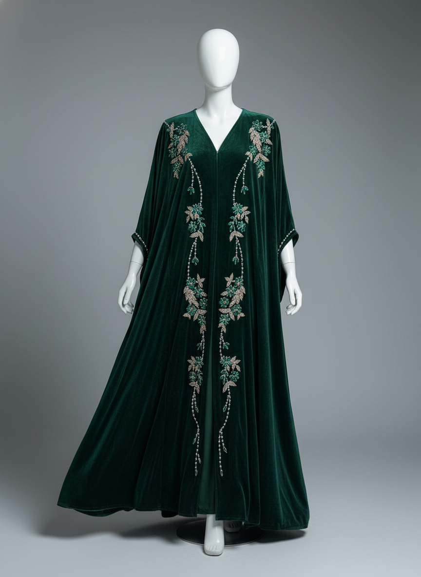 Luxury Velvet Abaya for Women – Elegant, Soft, and Comfortable