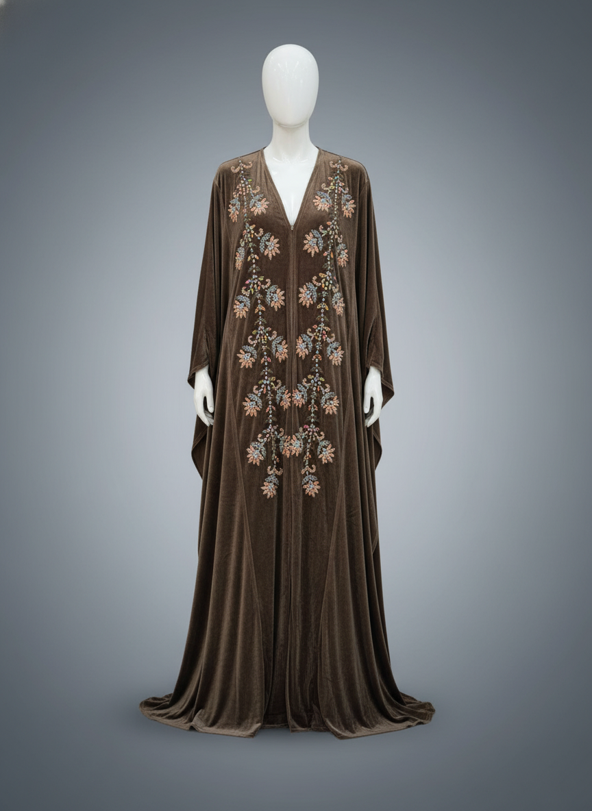 Luxury Velvet Abaya for Women – Elegant, Soft, and Comfortable