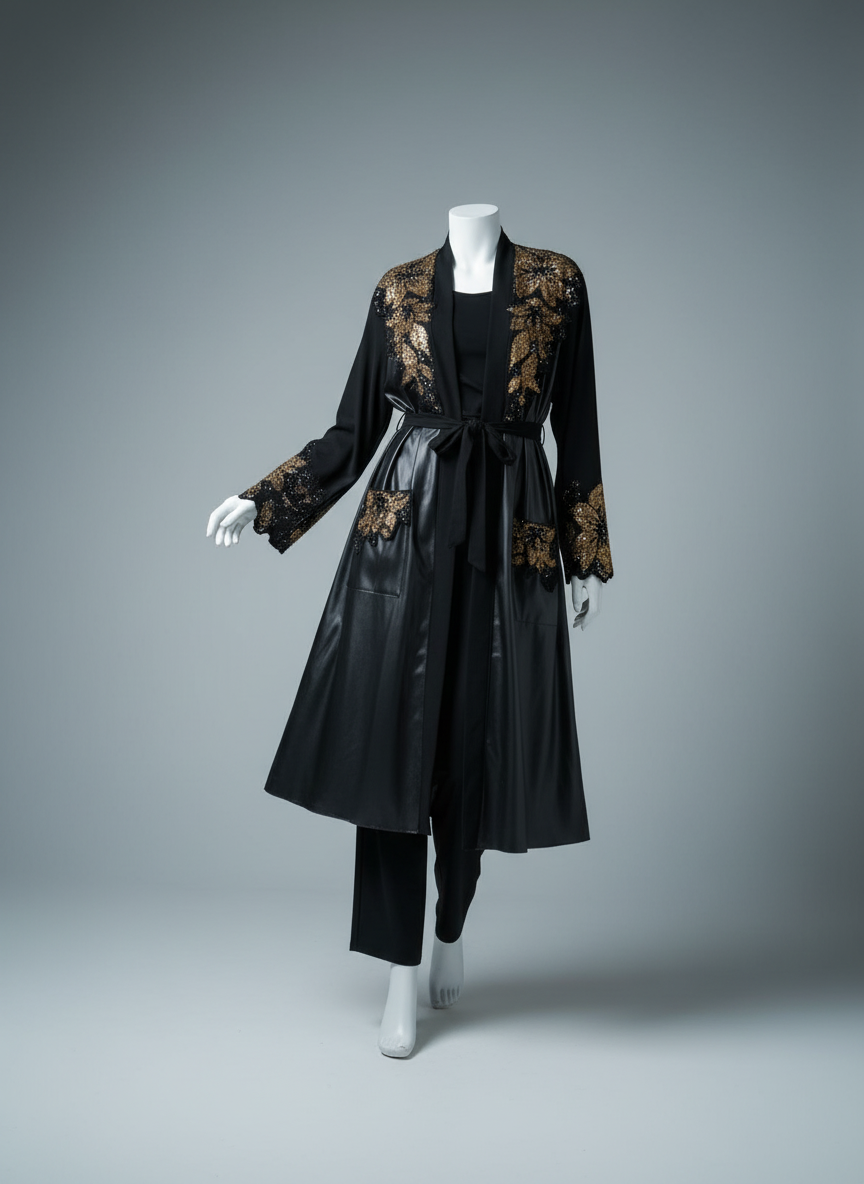 Vadi - Turkish 3-Piece Velvet Daily Set — Blouse, Pants & Jacket