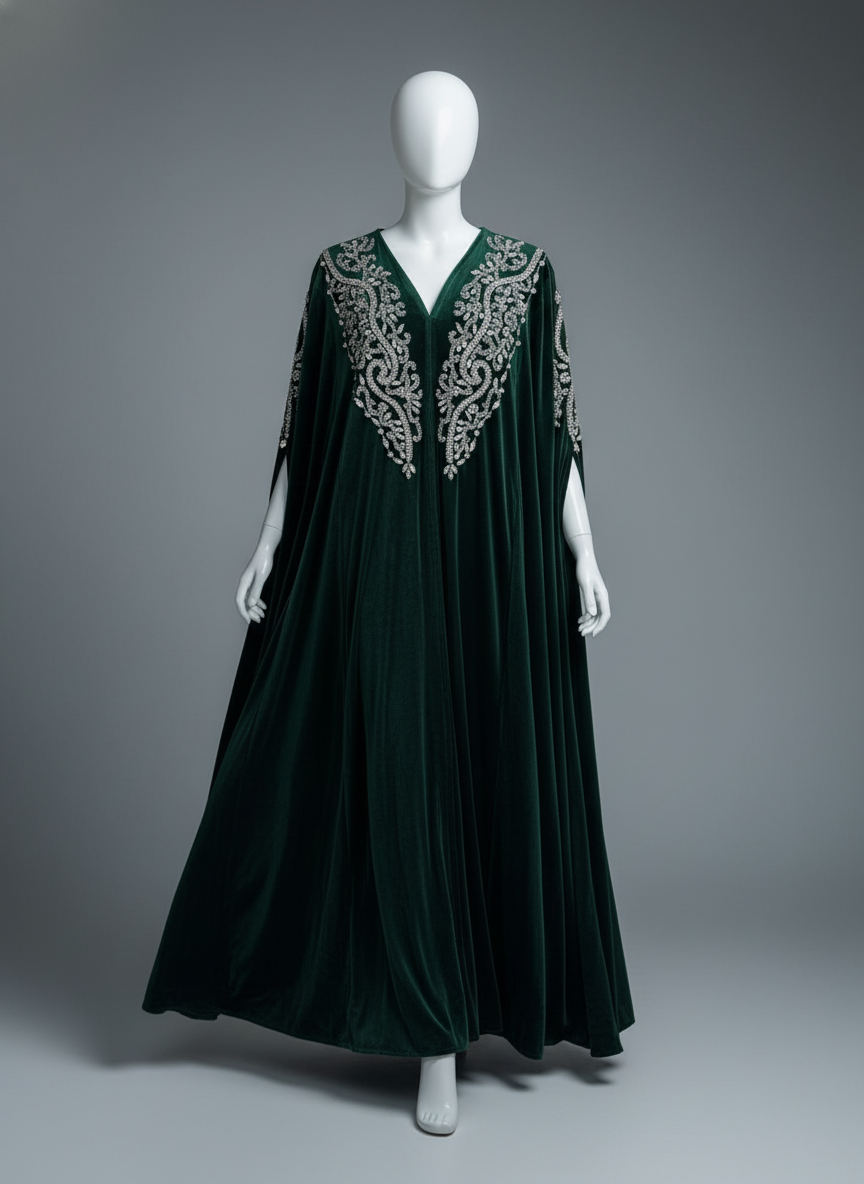 Luxury Velvet Abaya for Women – Elegant, Soft, and Comfortable