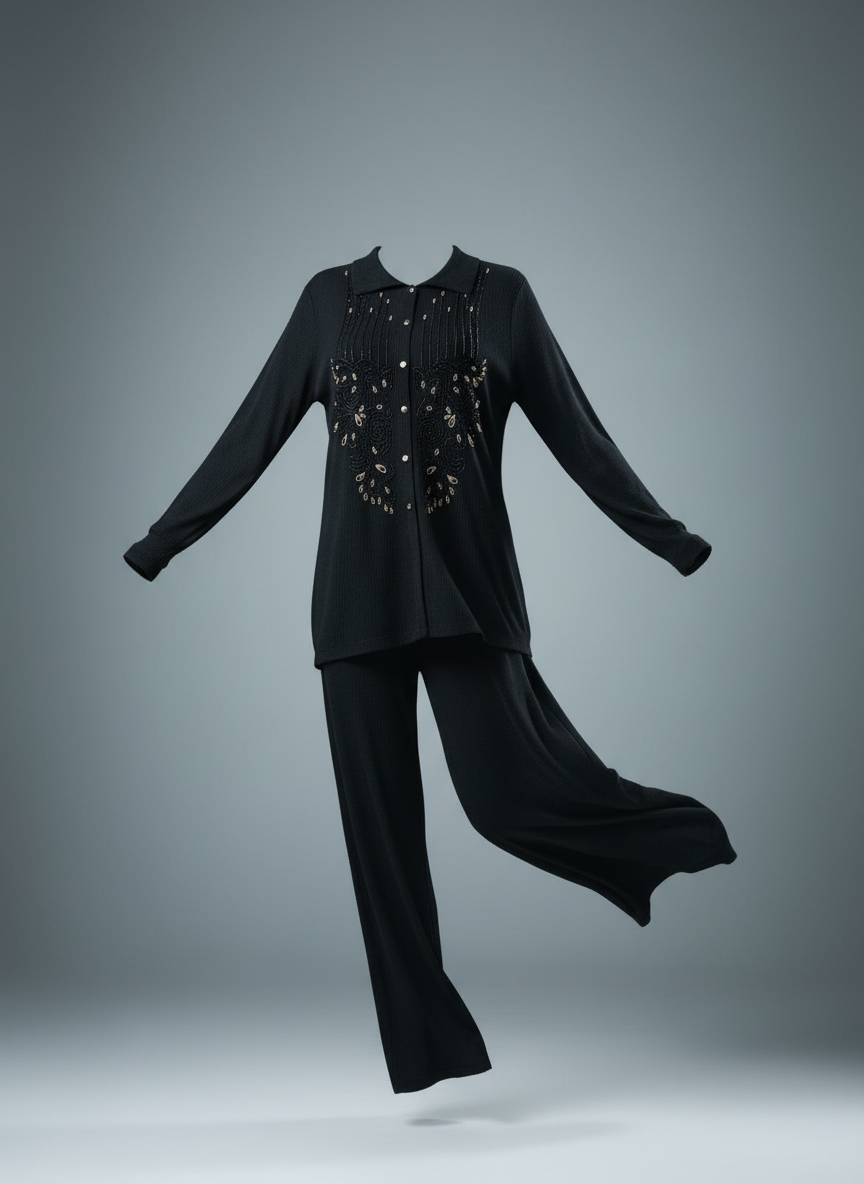 Miss-Turksh 2-Piece  Daily Set — Blouse & Pants