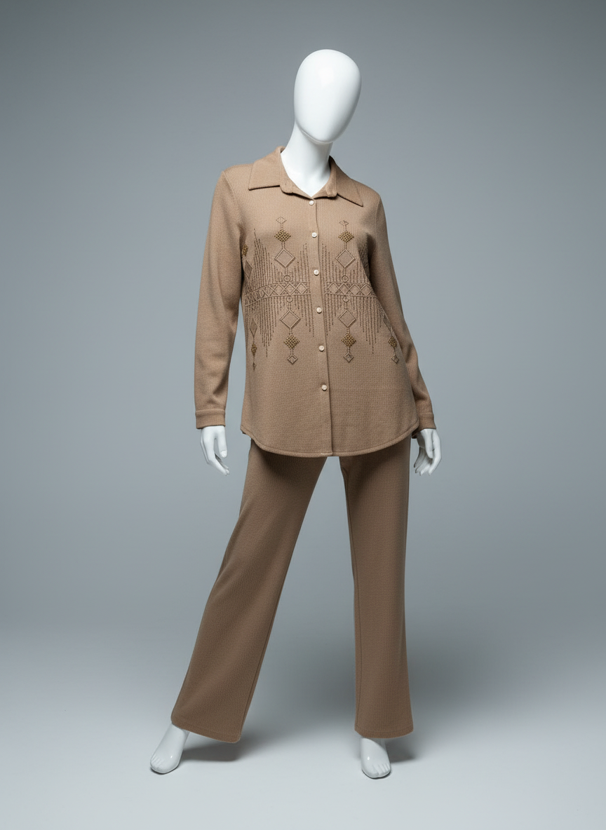 Miss-Turksh 2-Piece  Daily Set — Blouse & Pants