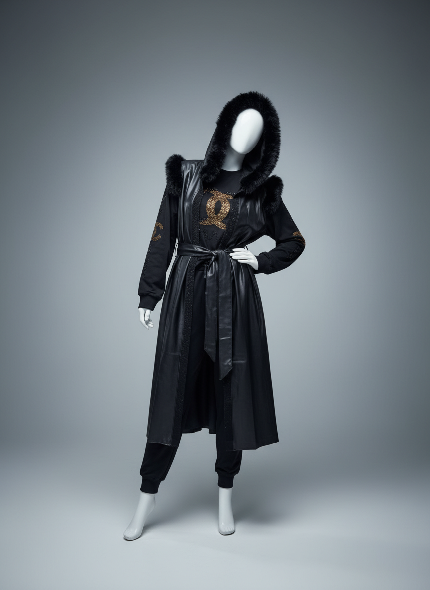 Vadi-Turkish 3-Piece Velvet Daily Set — Blouse, Pants & Vest