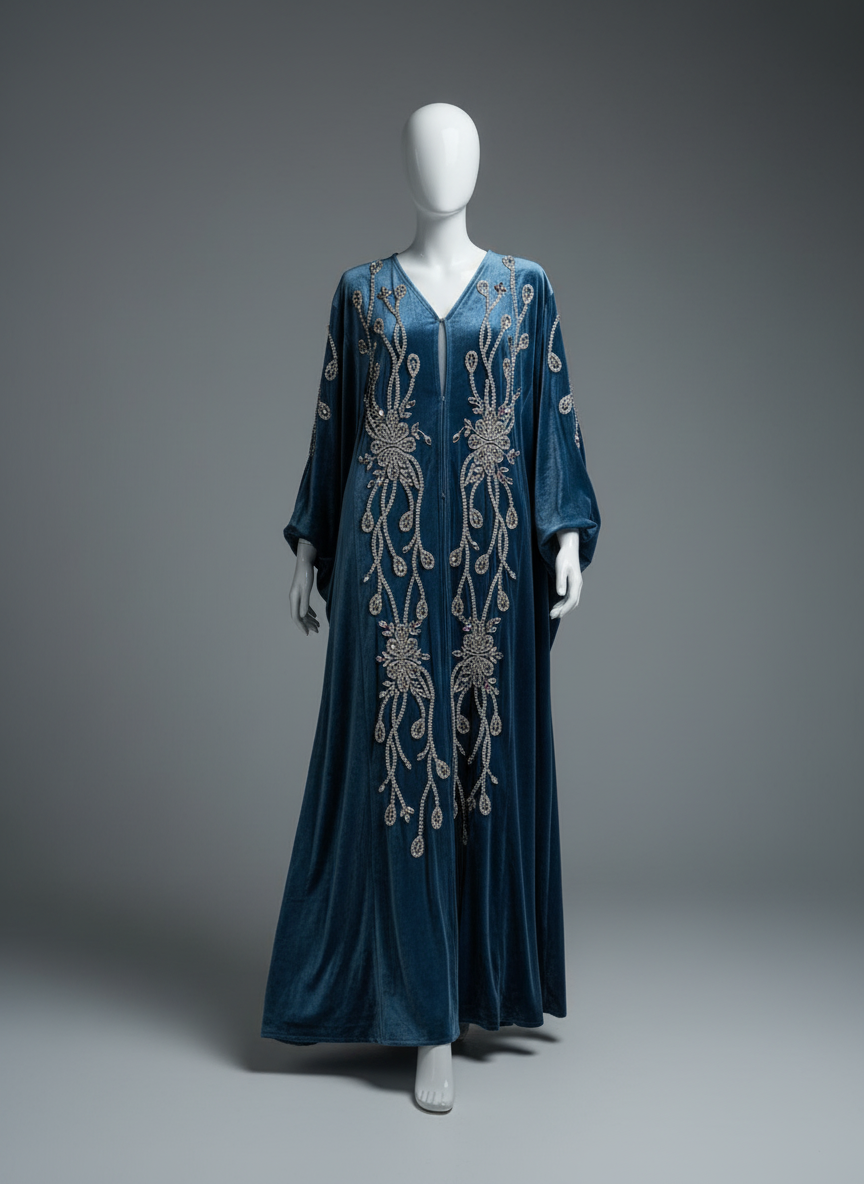 Luxury Velvet Abaya for Women – Elegant, Soft, and Comfortable