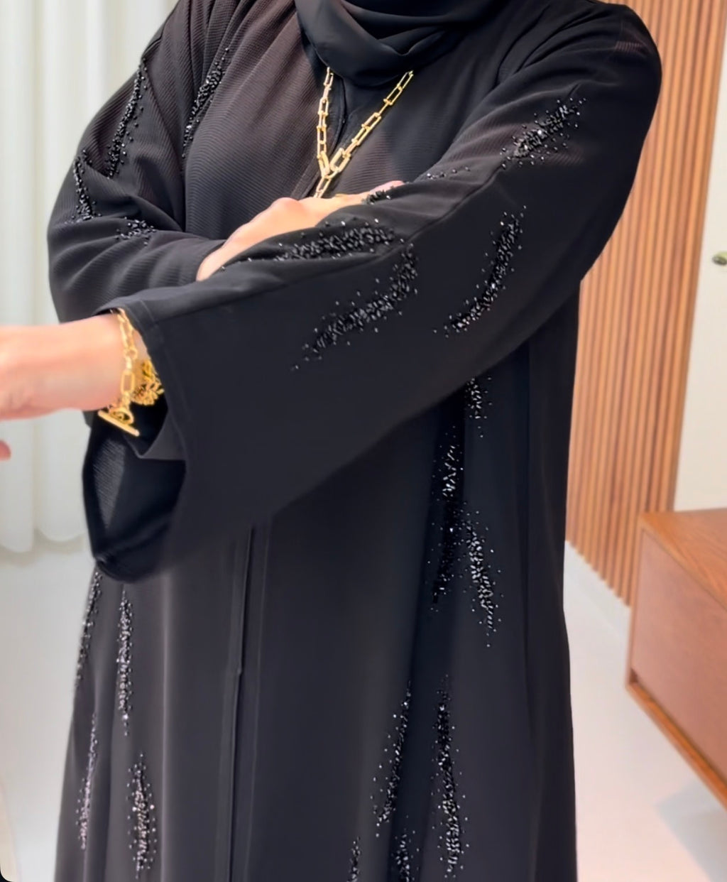 عباية خليجية مع شك 🖤
