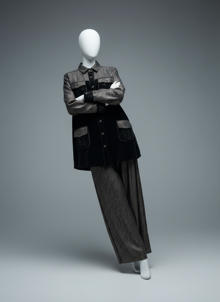 Vadi - Turkish Velvet 2-Piece Set — Pants & Jacket