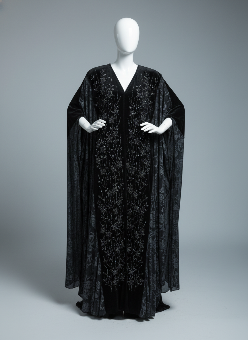 Luxury Velvet Abaya for Women – Elegant, Soft, and Comfortable