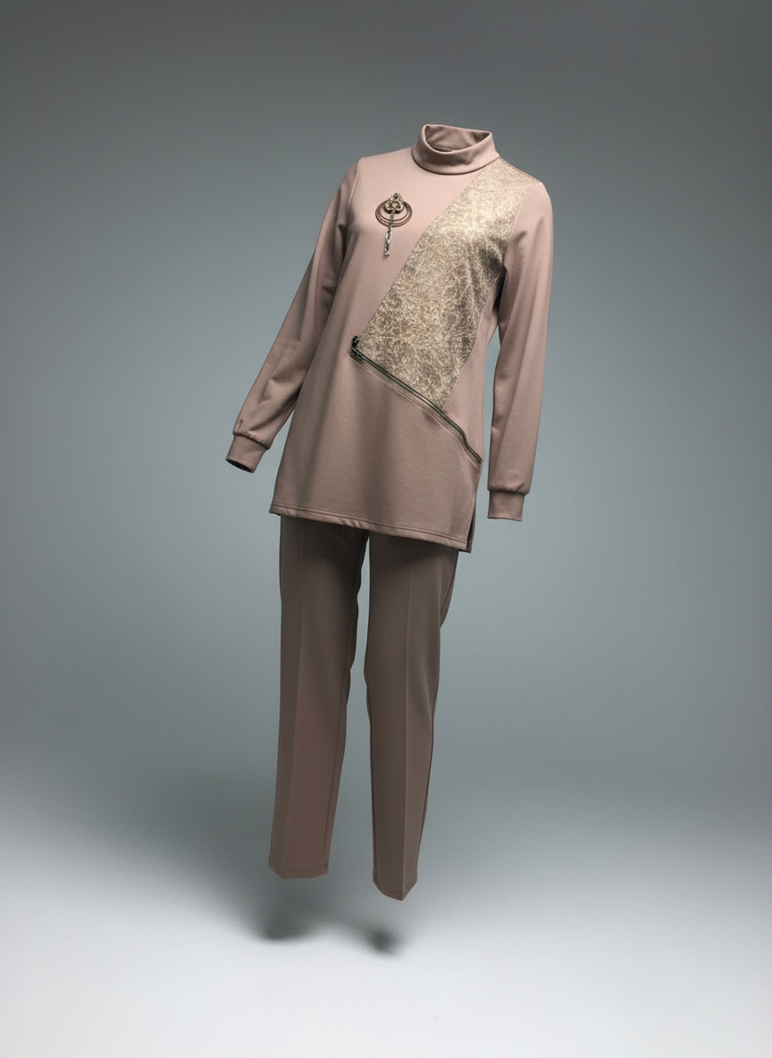 Defne-Turksh 2-Piece  Daily Set — Blouse & Pants
