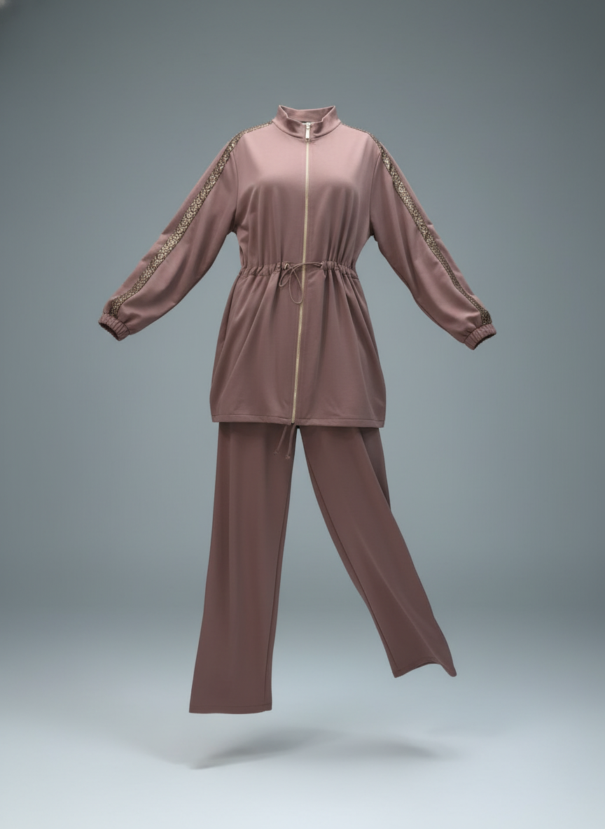 Ftz women-Turkish 2-Piece Daily Set — Pants & Jacket