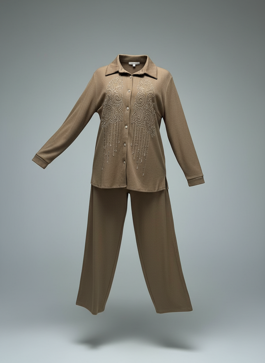 Miss-Turksh 2-Piece  Daily Set — Blouse & Pants