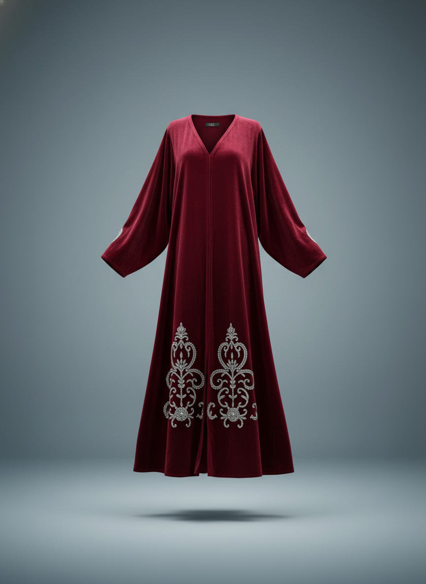 Luxury Velvet Abaya for Women – Elegant, Soft, and Comfortable