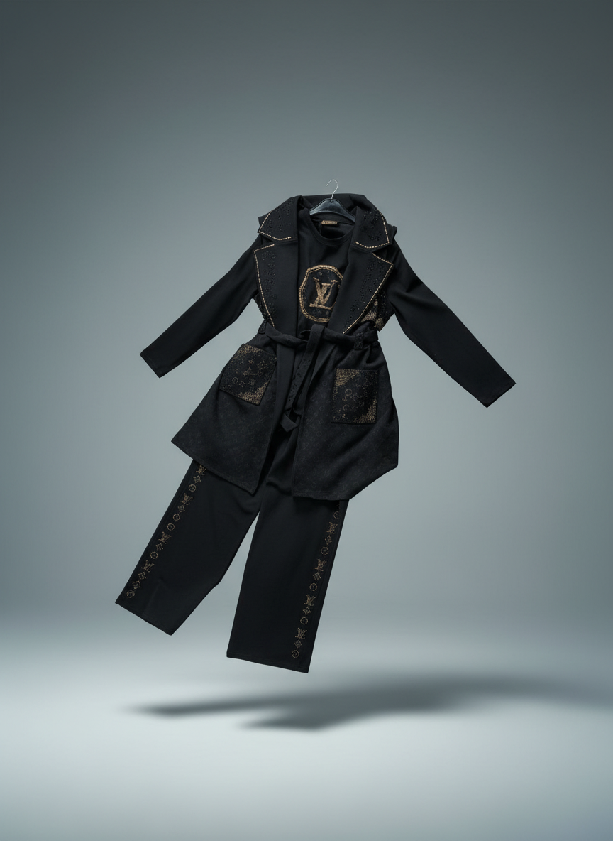 Vadi - Turkish 3-Piece Daily Set —  Blouse, Pants & Jacket