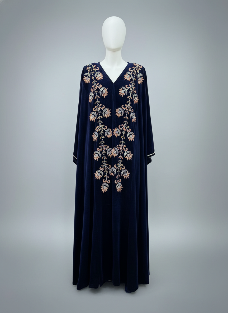 Luxury Velvet Abaya for Women – Elegant, Soft, and Comfortable