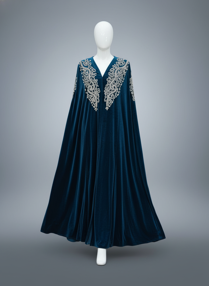Luxury Velvet Abaya for Women – Elegant, Soft, and Comfortable