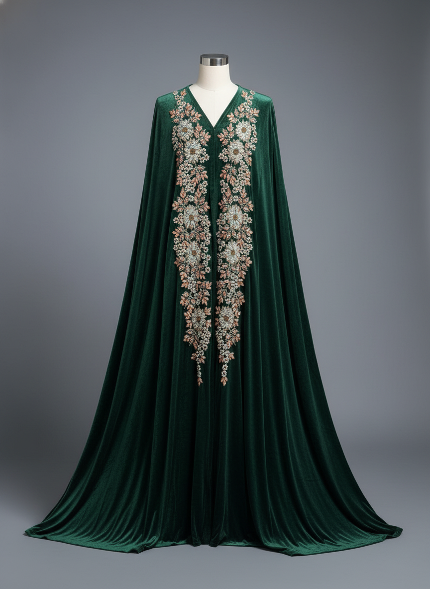Luxury Velvet Abaya for Women – Elegant, Soft, and Comfortable