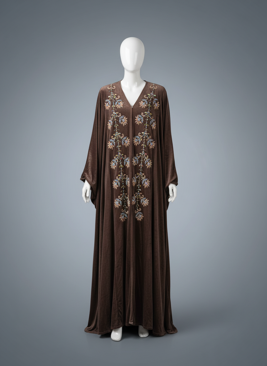 Luxury Velvet Abaya for Women – Elegant, Soft, and Comfortable