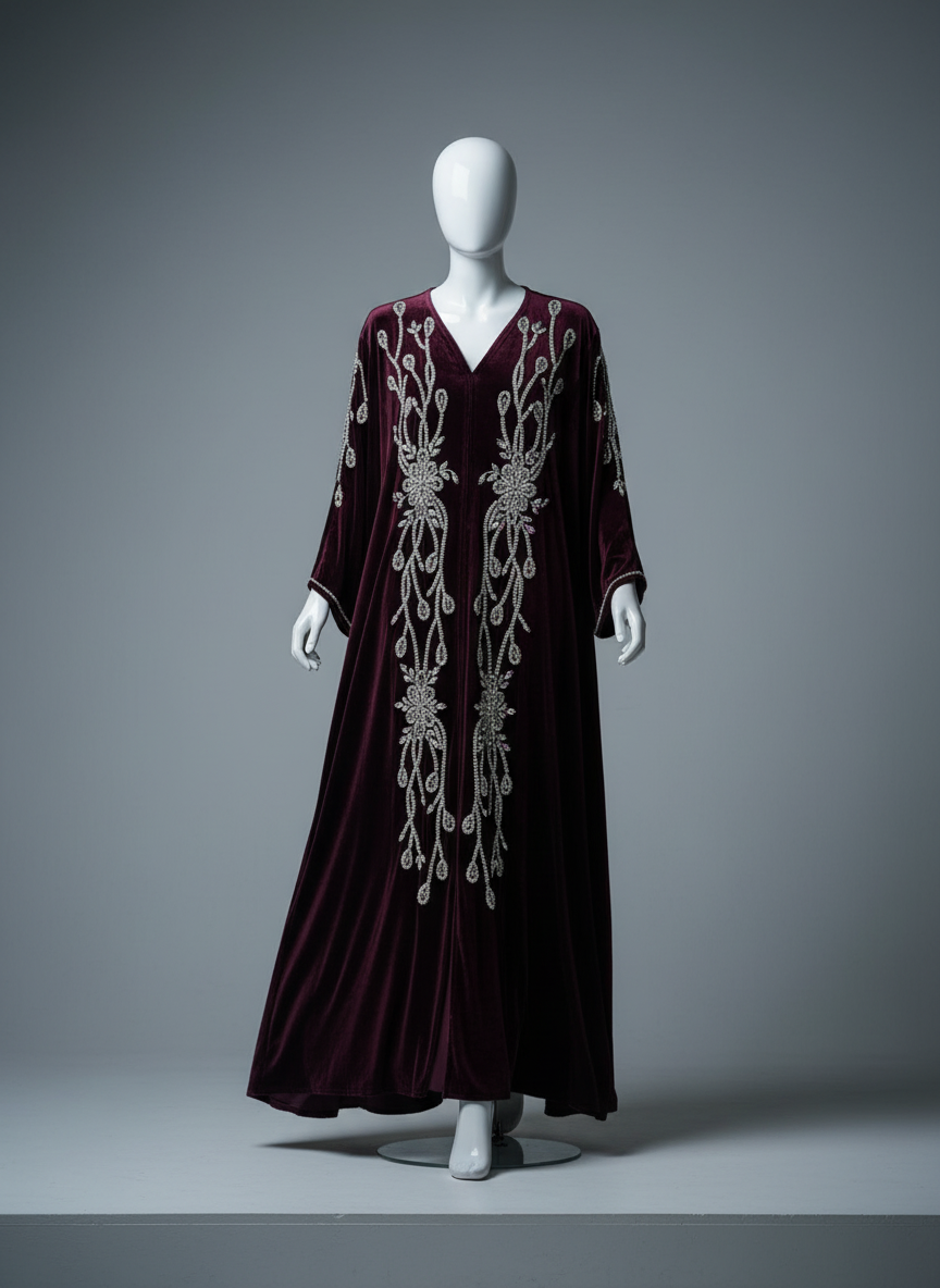 Luxury Velvet Abaya for Women – Elegant, Soft, and Comfortable