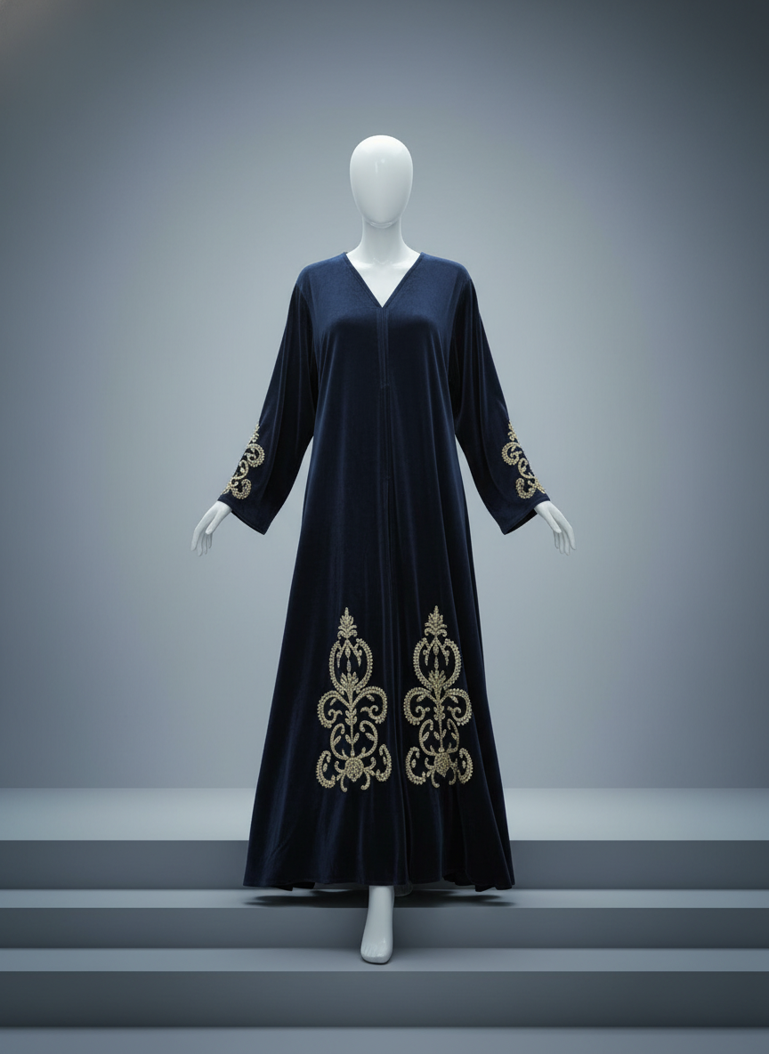 Luxury Velvet Abaya for Women – Elegant, Soft, and Comfortable