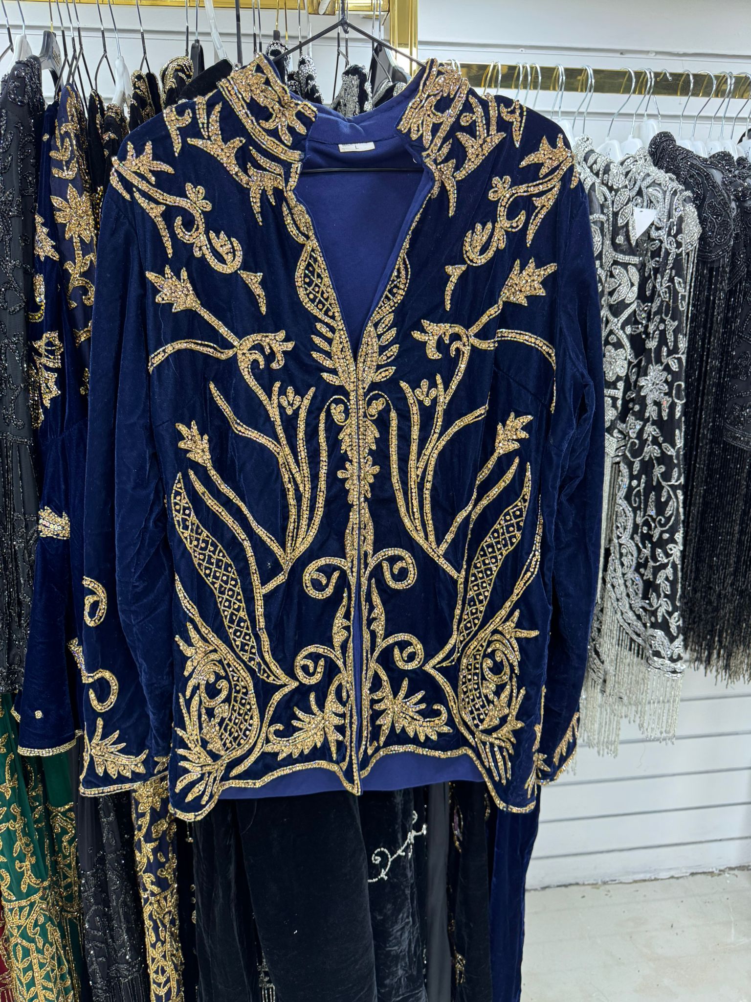 Luxury Beaded Fringe Top