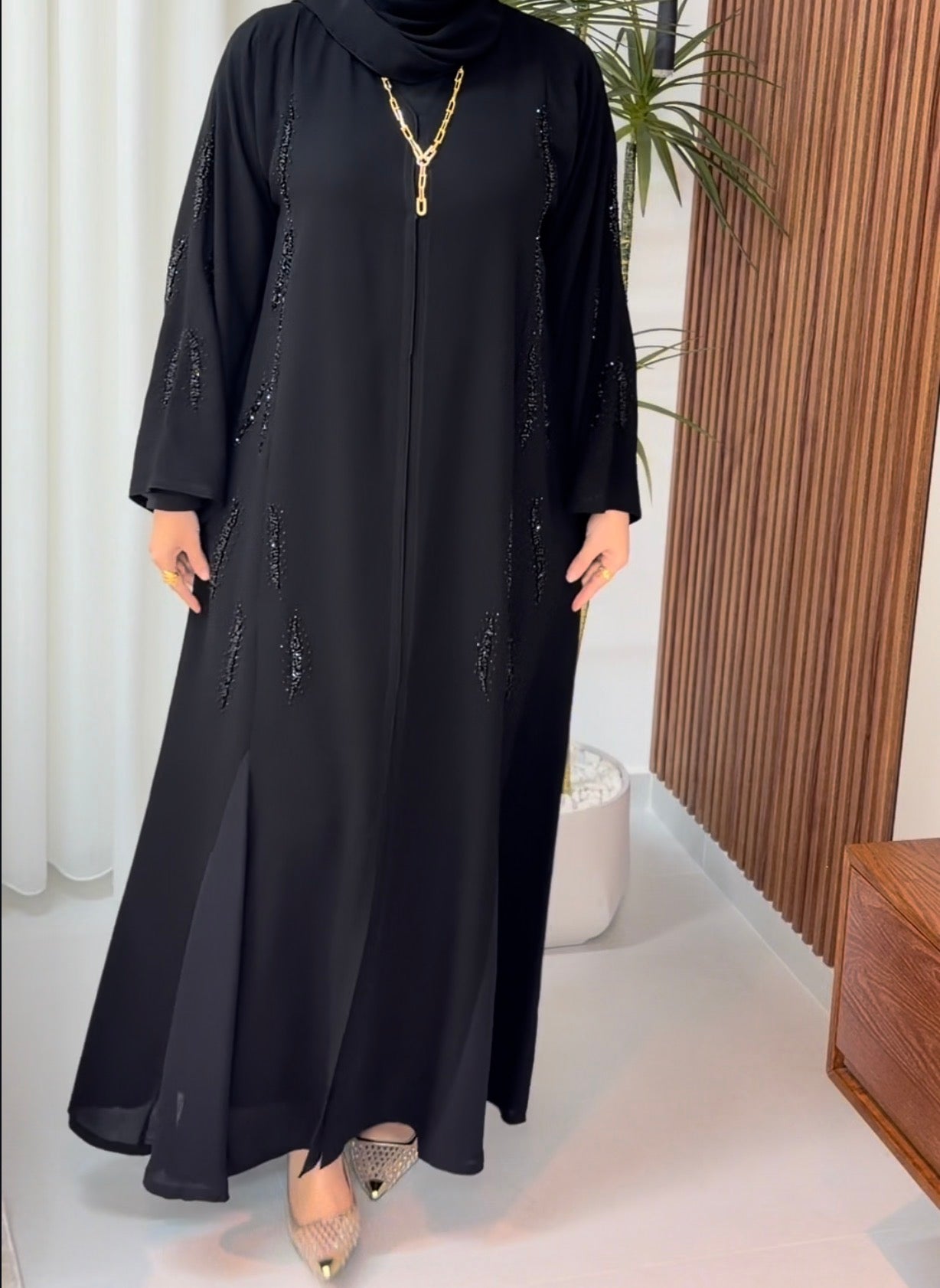 عباية خليجية مع شك 🖤