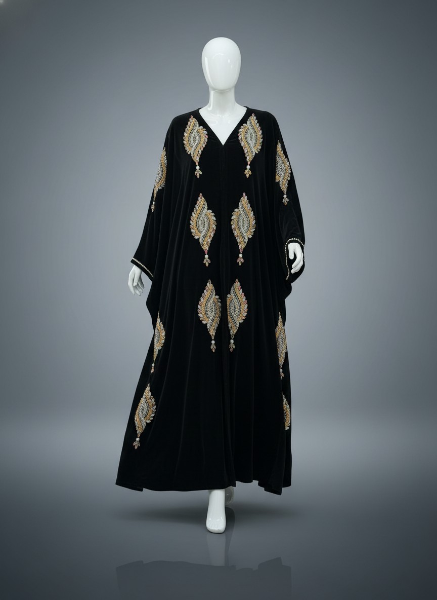 Luxury Velvet Abaya for Women – Elegant, Soft, and Comfortable