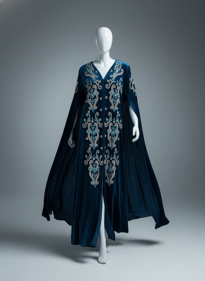 Luxury Velvet Abaya for Women – Elegant, Soft, and Comfortable
