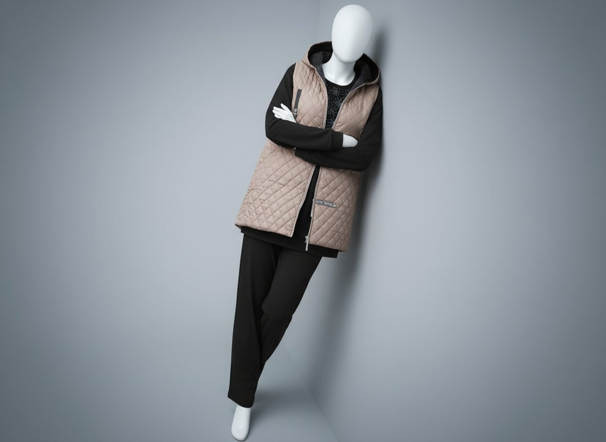 Bonita-Turkish 3-Piece Set — Blouse, Pants & Long Fizet