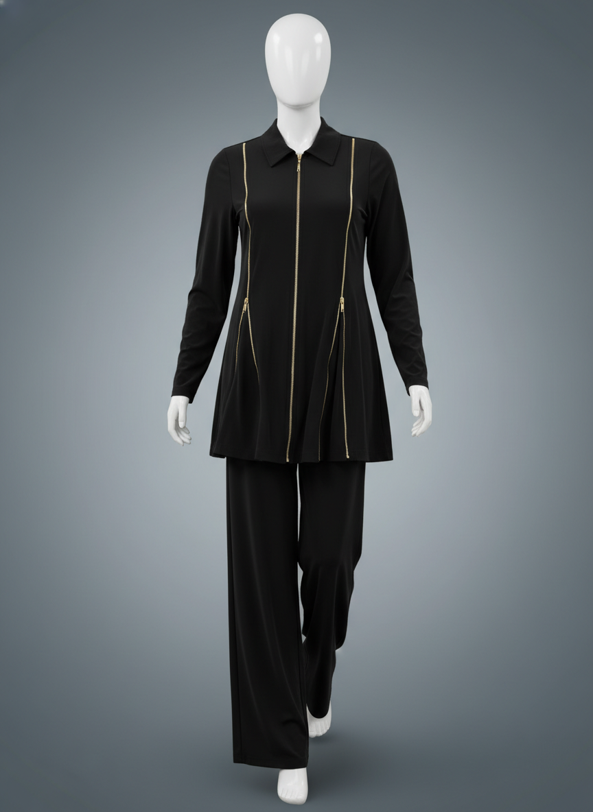 2-Piece Daily Set —  Blouse, Pants