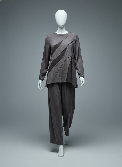 2-Piece Daily Set —  Blouse, Pants