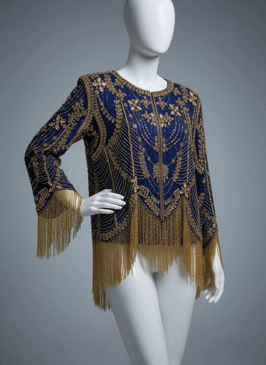 Beaded Fringe Top