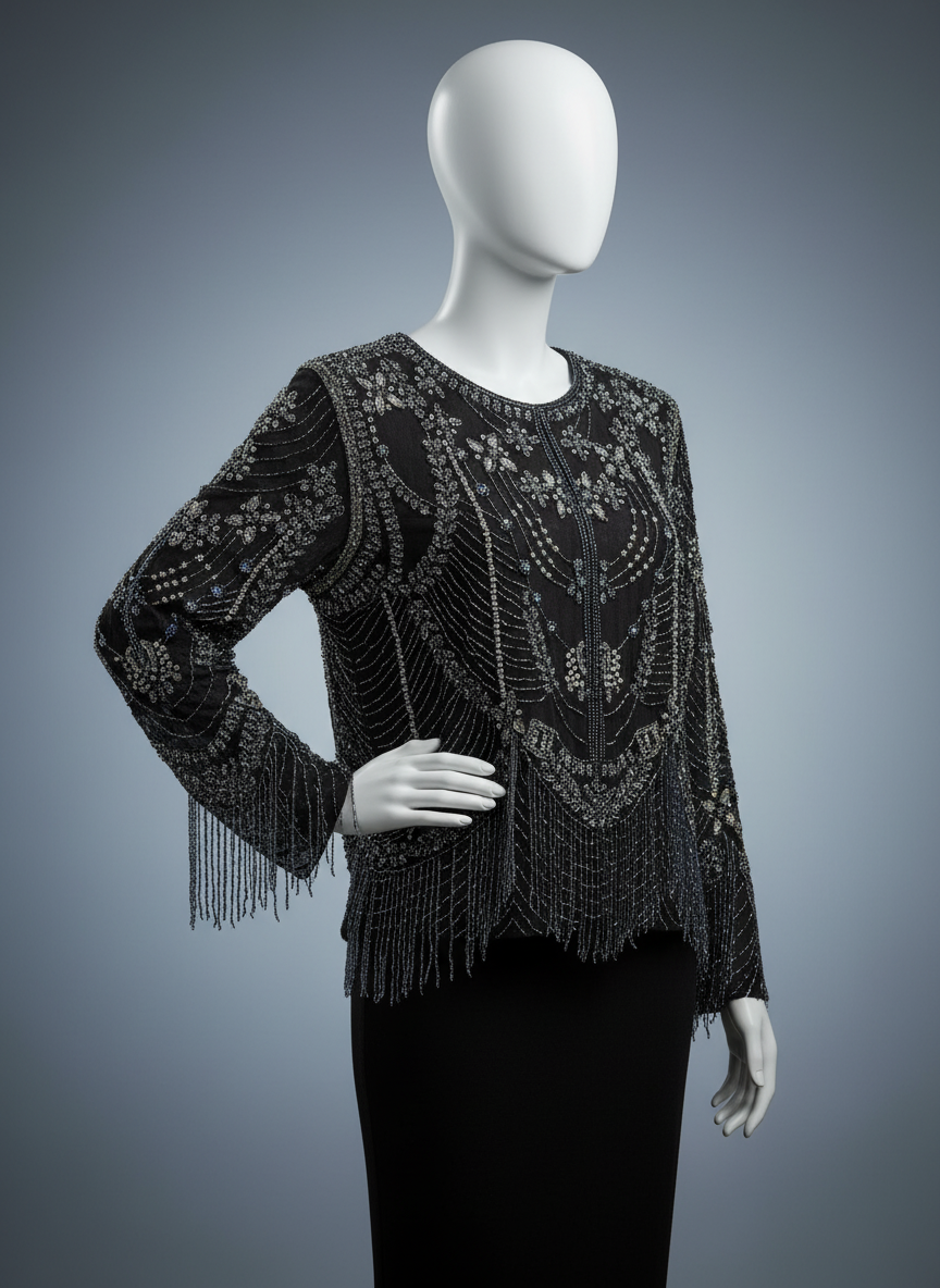 Beaded Fringe Top