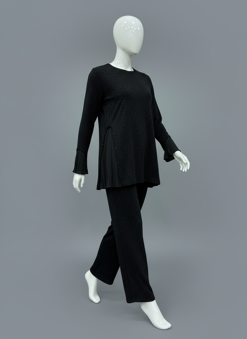 2-Piece Daily Set —  Blouse, Pants