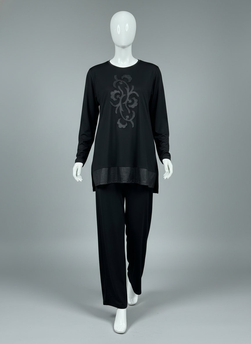 2-Piece Daily Set —  Blouse, Pants