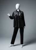 VADI-Turkish 2-Piece Velvet Daily Set — Blouse, Pants & Vest