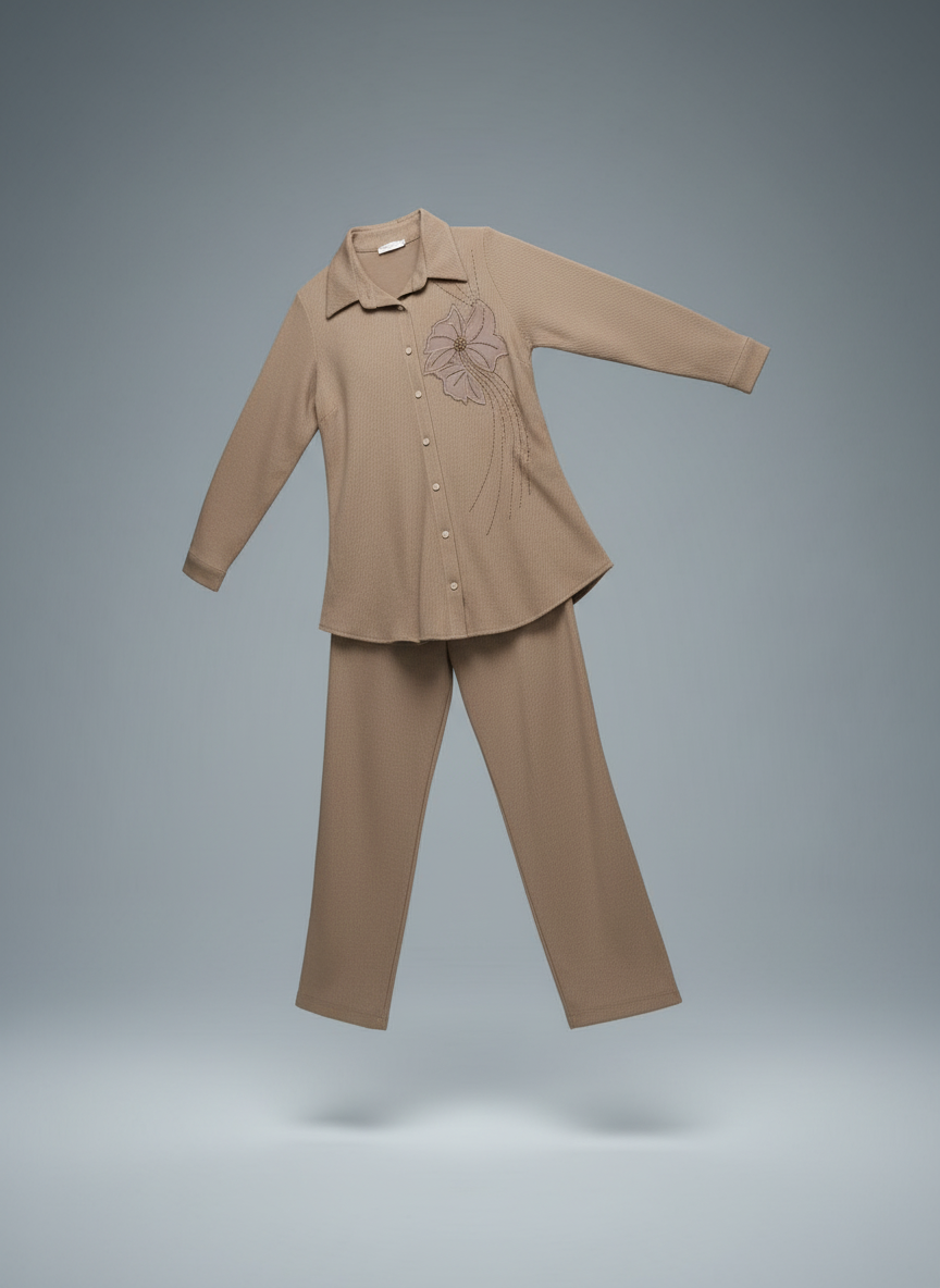 Miss-Turksh 2-Piece  Daily Set — Blouse & Pants