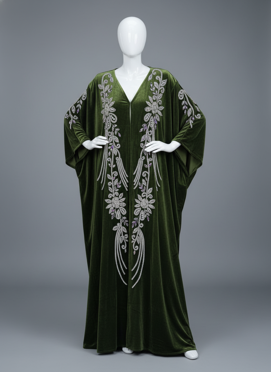 Luxury Velvet Abaya for Women – Elegant, Soft, and Comfortable