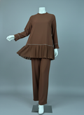 2-Piece Daily Set —  Blouse, Pants