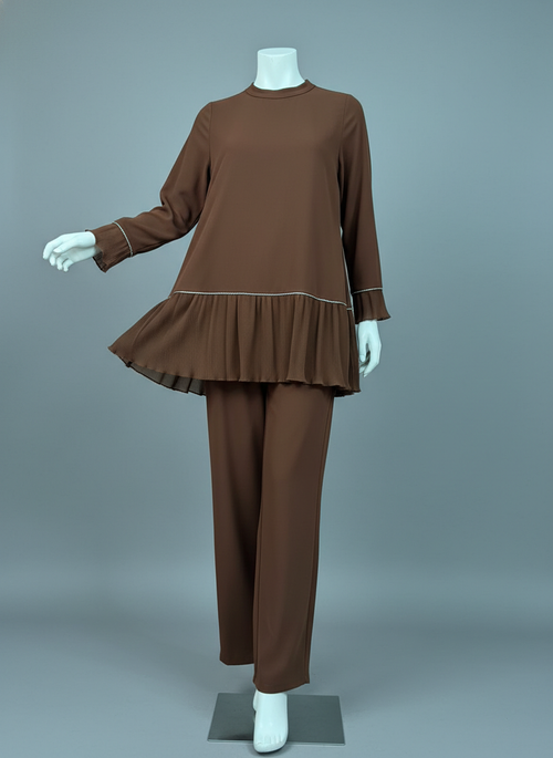 2-Piece Daily Set —  Blouse, Pants