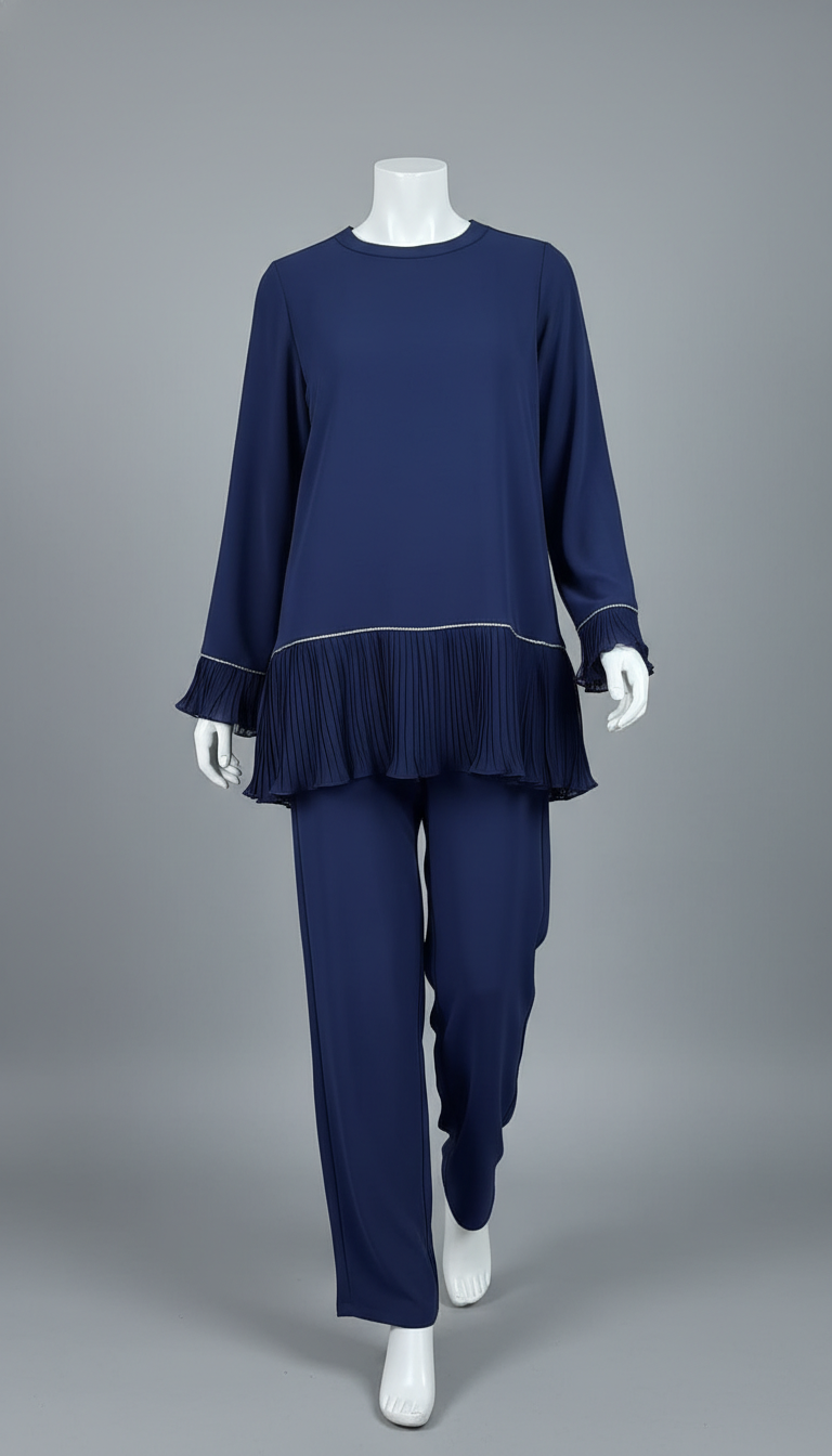 2-Piece Daily Set —  Blouse, Pants