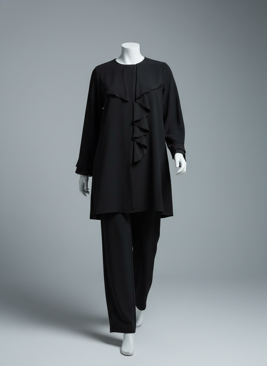 2-Piece Daily Set —  Blouse, Pants