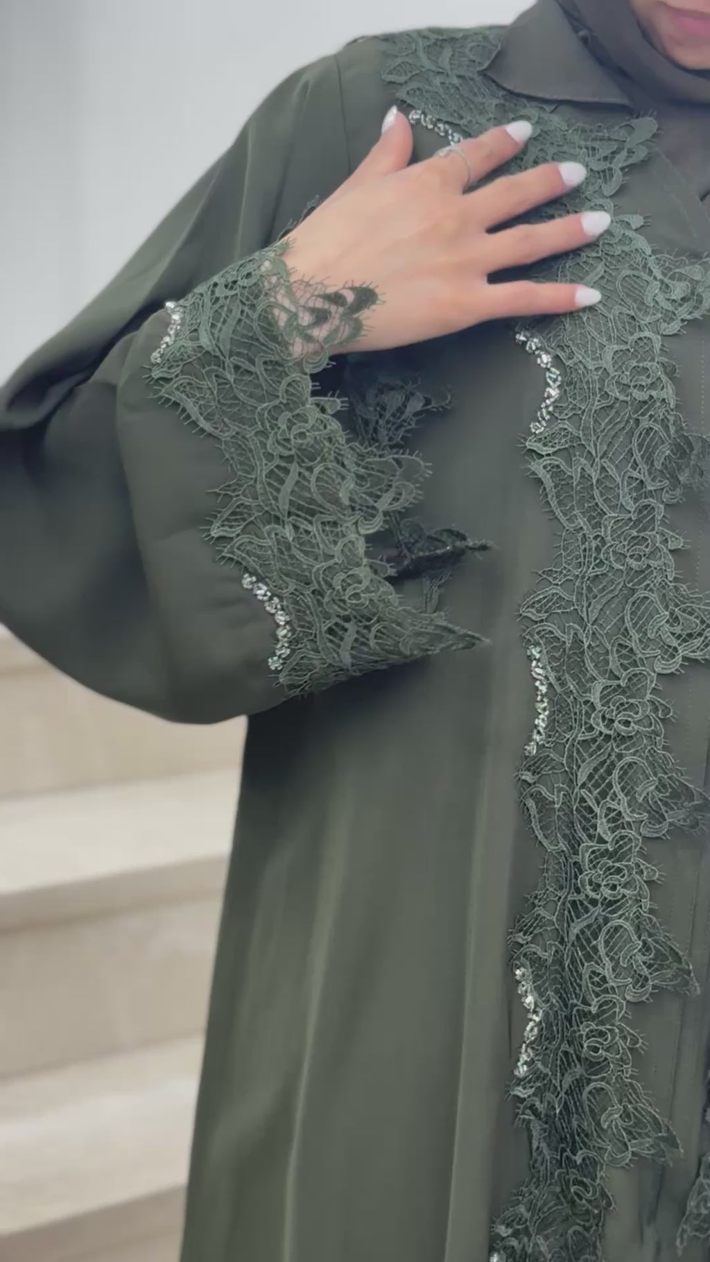 عباية خليجي بلون مميز 💚